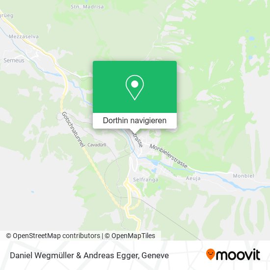 Daniel Wegmüller & Andreas Egger Karte
