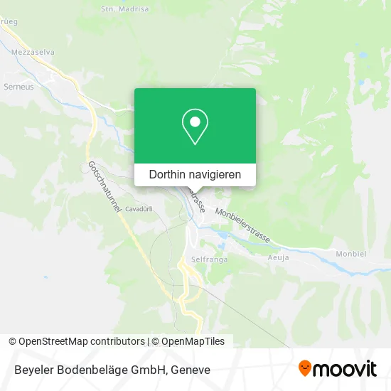 Beyeler Bodenbeläge GmbH Karte