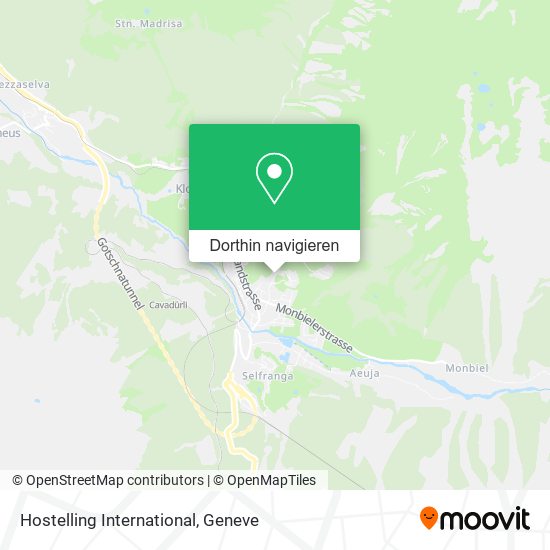 Hostelling International Karte