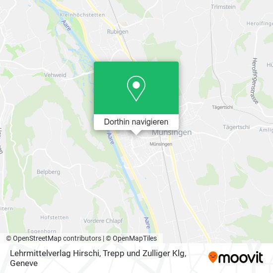 Lehrmittelverlag Hirschi, Trepp und Zulliger Klg Karte