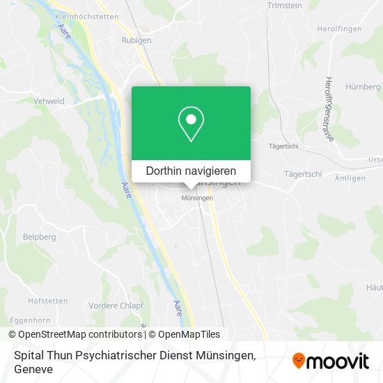 Spital Thun Psychiatrischer Dienst Münsingen Karte