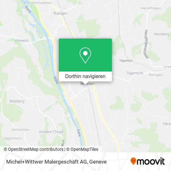 Michel+Wittwer Malergeschäft AG Karte