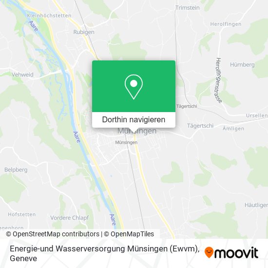 Energie-und Wasserversorgung Münsingen (Ewvm) Karte