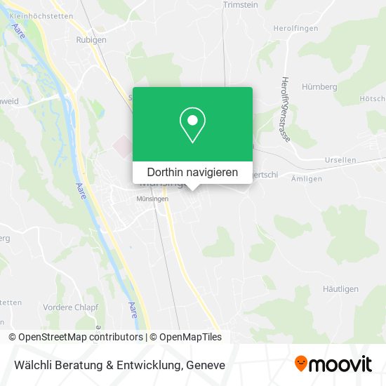 Wälchli Beratung & Entwicklung Karte