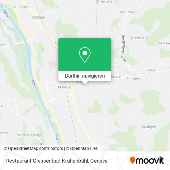 Restaurant Giessenbad Krähenbühl Karte