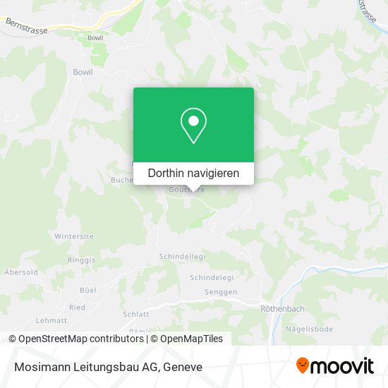 Mosimann Leitungsbau AG Karte