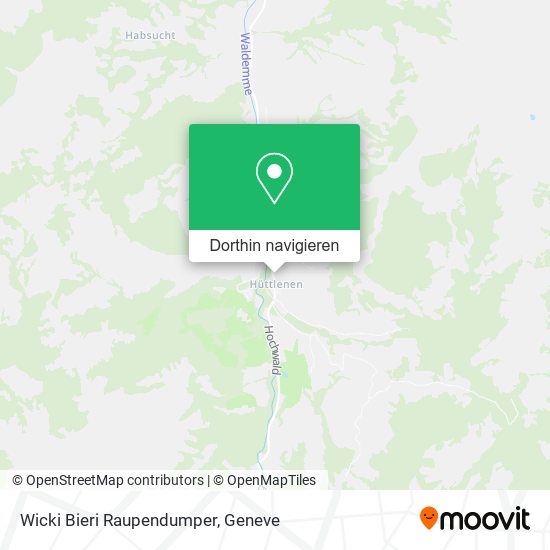 Wicki Bieri Raupendumper Karte