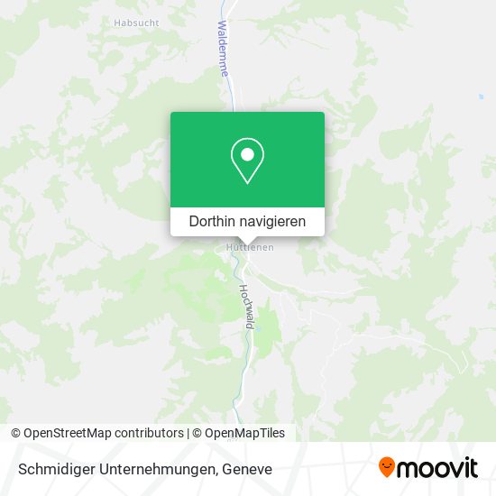 Schmidiger Unternehmungen Karte