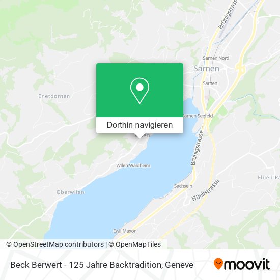 Beck Berwert - 125 Jahre Backtradition Karte