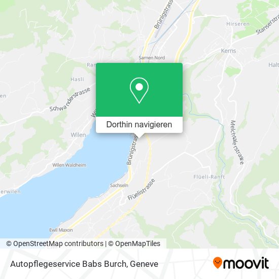 Autopflegeservice Babs Burch Karte