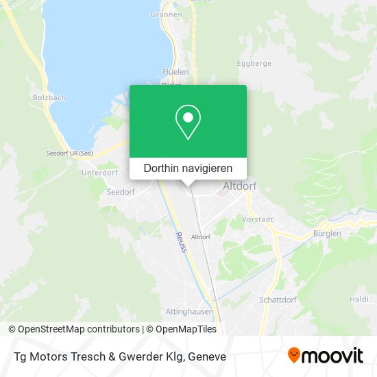 Tg Motors Tresch & Gwerder Klg Karte