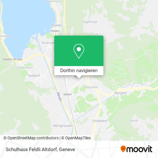 Schulhaus Feldli Altdorf Karte