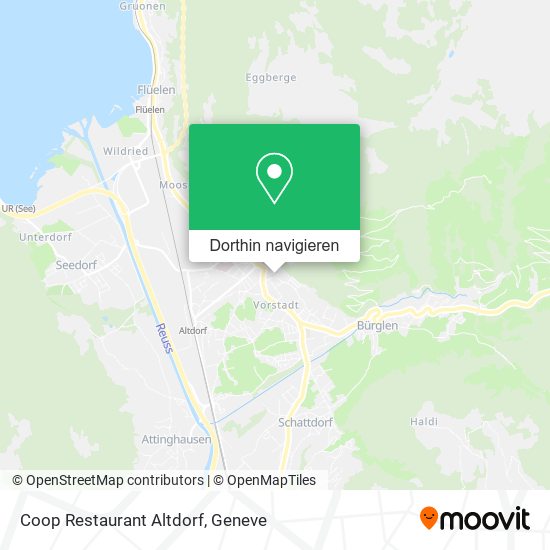 Coop Restaurant Altdorf Karte