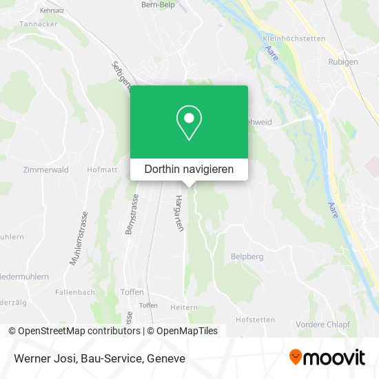 Werner Josi, Bau-Service Karte