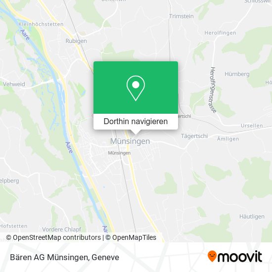 Bären AG Münsingen Karte
