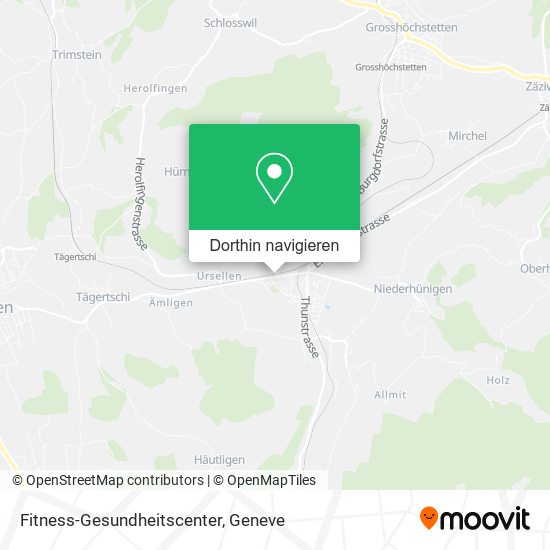 Fitness-Gesundheitscenter Karte