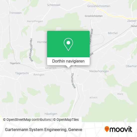 Gartenmann System Engineering Karte
