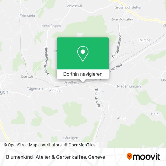 Blumenkind- Atelier & Gartenkaffee Karte