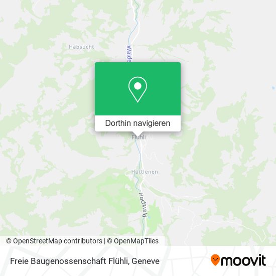 Freie Baugenossenschaft Flühli Karte