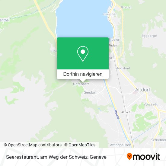 Seerestaurant, am Weg der Schweiz Karte