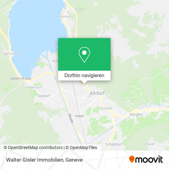 Walter Gisler Immobilien Karte