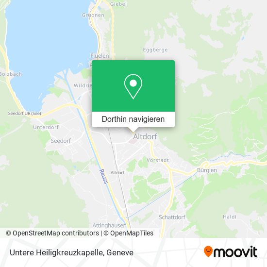 Untere Heiligkreuzkapelle Karte