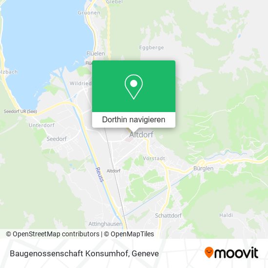 Baugenossenschaft Konsumhof Karte
