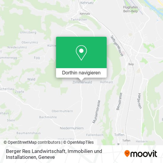 Berger Res Landwirtschaft, Immobilien und Installationen Karte