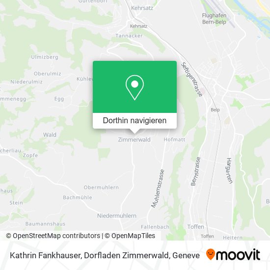 Kathrin Fankhauser, Dorfladen Zimmerwald Karte