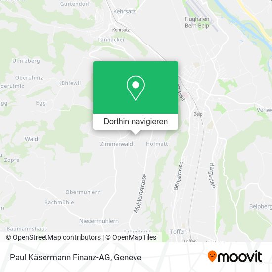 Paul Käsermann Finanz-AG Karte