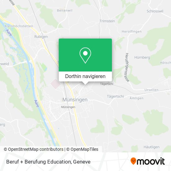 Beruf + Berufung Education Karte