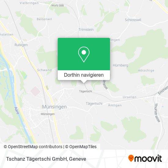 Tschanz Tägertschi GmbH Karte