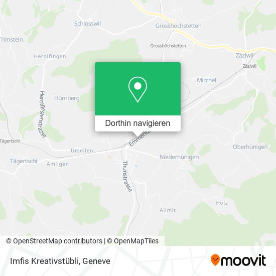 Imfis Kreativstübli Karte