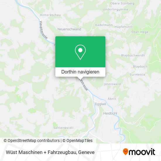 Wüst Maschinen + Fahrzeugbau Karte