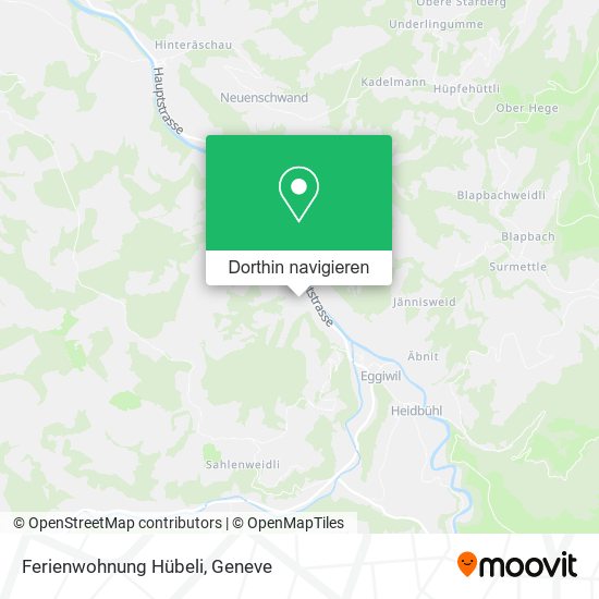 Ferienwohnung Hübeli Karte