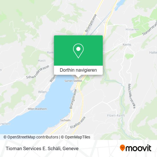 Tioman Services E. Schäli Karte