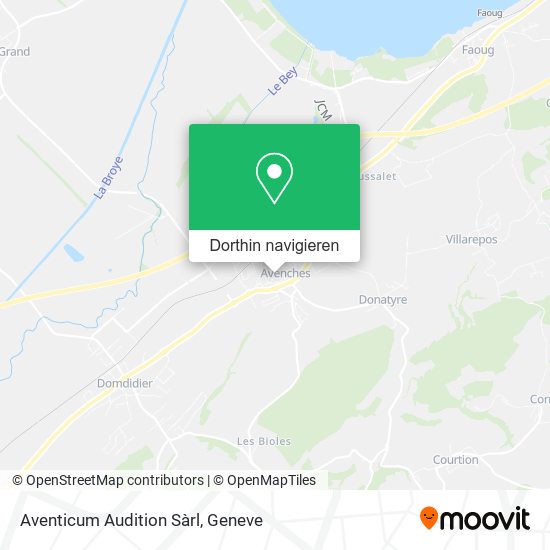 Aventicum Audition Sàrl Karte