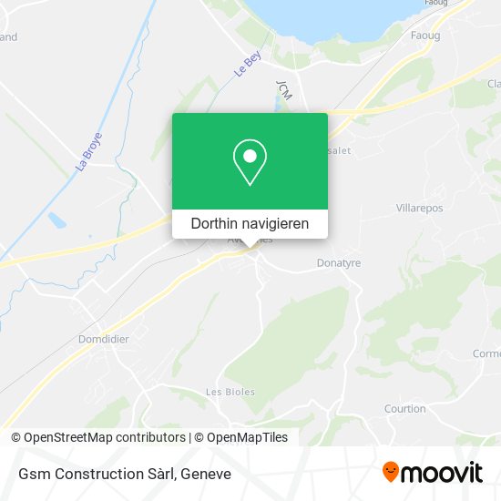 Gsm Construction Sàrl Karte