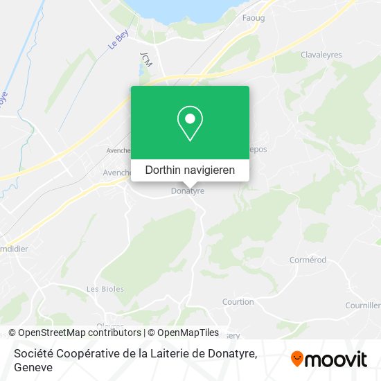 Société Coopérative de la Laiterie de Donatyre Karte