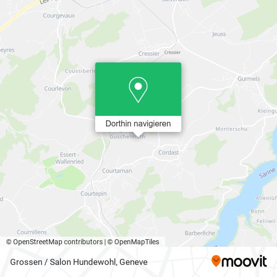Grossen / Salon Hundewohl Karte