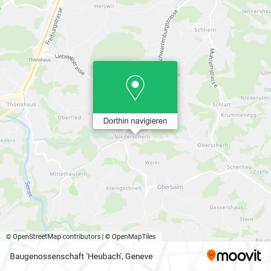 Baugenossenschaft 'Heubach' Karte