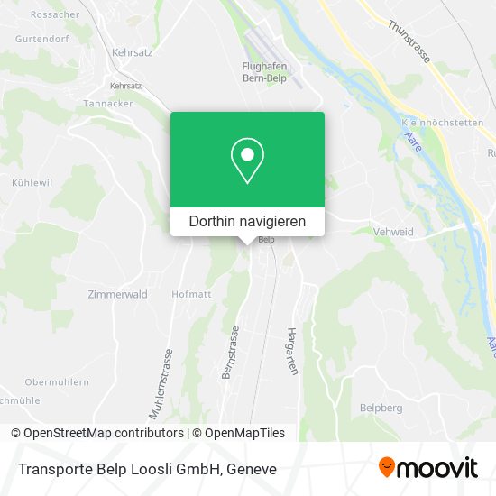 Transporte Belp Loosli GmbH Karte