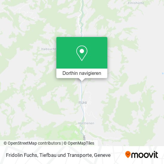 Fridolin Fuchs, Tiefbau und Transporte Karte