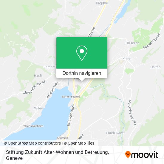 Stiftung Zukunft Alter-Wohnen und Betreuung Karte