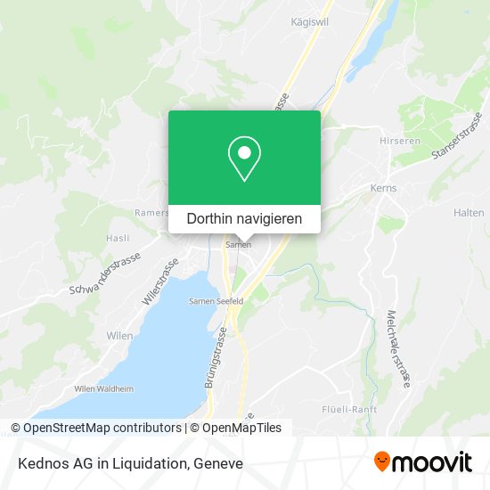 Kednos AG in Liquidation Karte