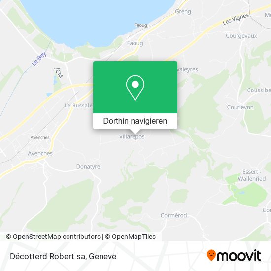 Décotterd Robert sa Karte