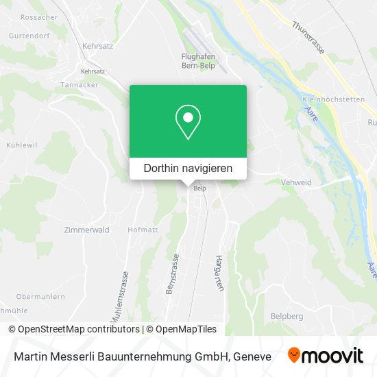 Martin Messerli Bauunternehmung GmbH Karte