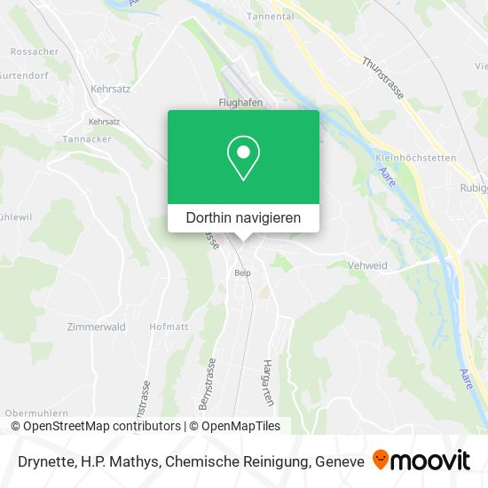 Drynette, H.P. Mathys, Chemische Reinigung Karte