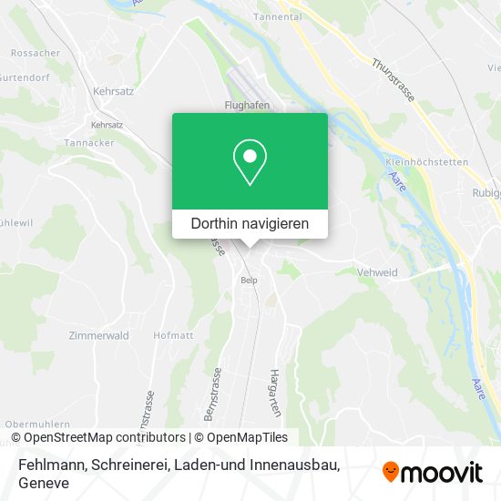 Fehlmann, Schreinerei, Laden-und Innenausbau Karte