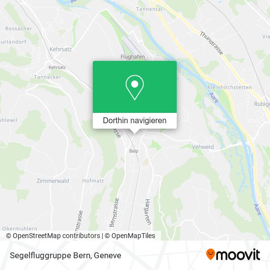 Segelfluggruppe Bern Karte